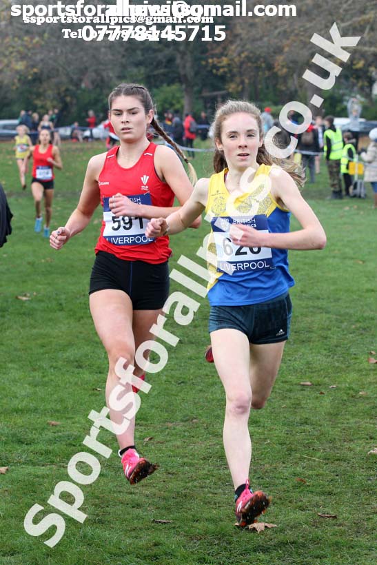 Womens under-17s and junior British Athletics Liverpool Cross Challenge, Sefton Park, Liverpool. Photo:  David T. Hewitson/Sports for All Pics